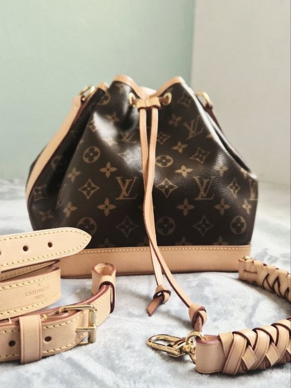 Authentic Louis Vuitton Noé BB Monogram Canvas